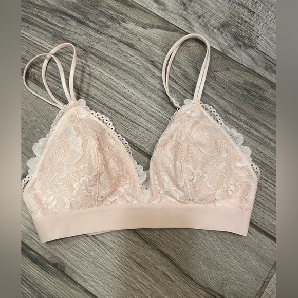 BNWOT Blush Pink and Black H&M Lace Bralette Bundle - Picture 2 of 5